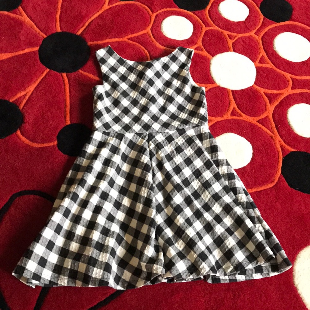 Tween fit & flare A-line dress.